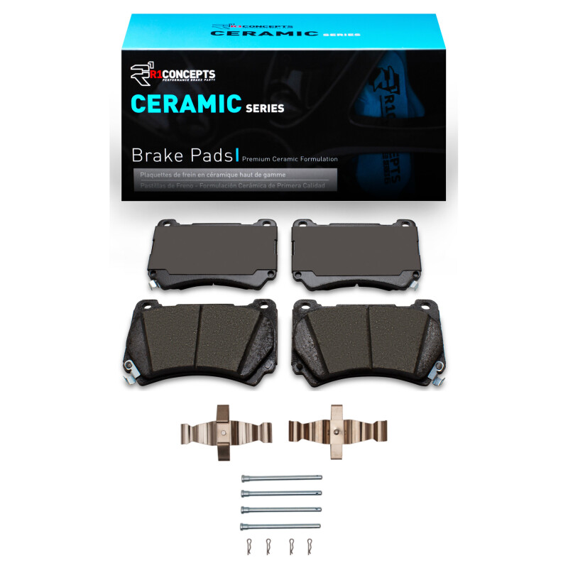 Hyundai Genesis Brake Pads - Front - R1 Concepts - Ceramic - `09-`14